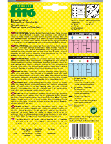 Melón Picasso (60 semillas)