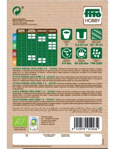 Lechuga Romana larga Rubia Eco 2
