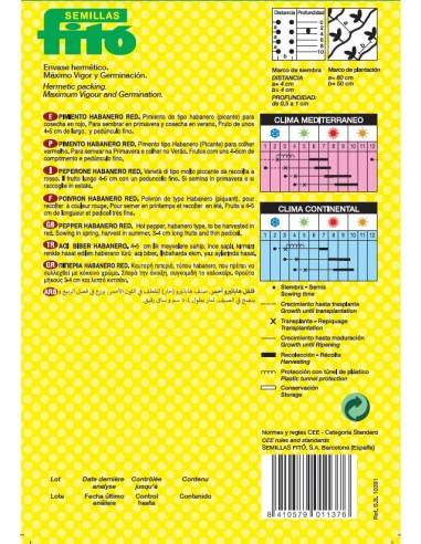 Pimiento Habanero red (3 g)