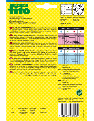 Clavel Gigante Estirado (0,8 g)