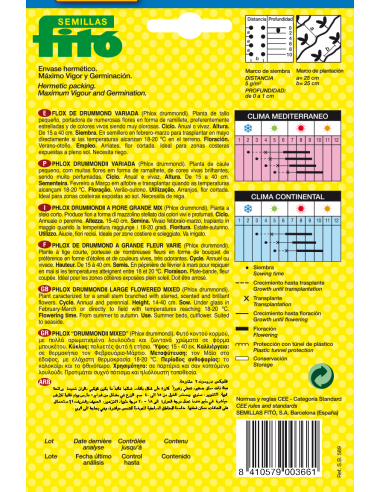 Flox de Drummond Variado (2 g)