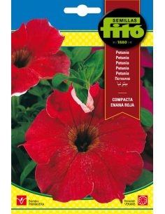 Petunia Compacta Enana Roja...