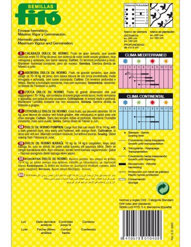 Calabaza Dulce de Horno (6 g)