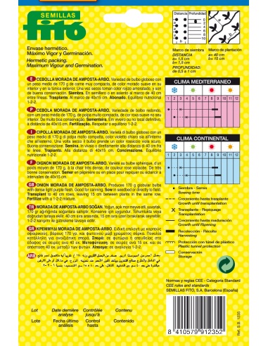 Cebolla Morada de Amposta - Arbo (7 g)
