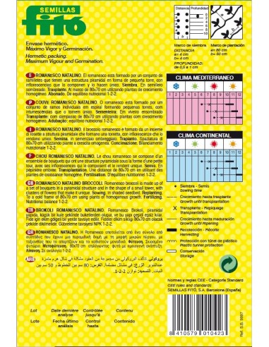 Coliflor Romanesco Natalino (4 g)