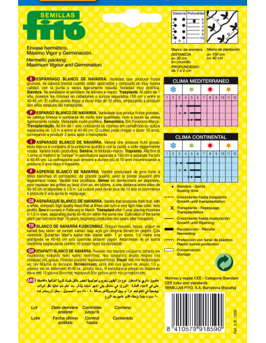 Asparagus Blanco de Navarra (8 g)