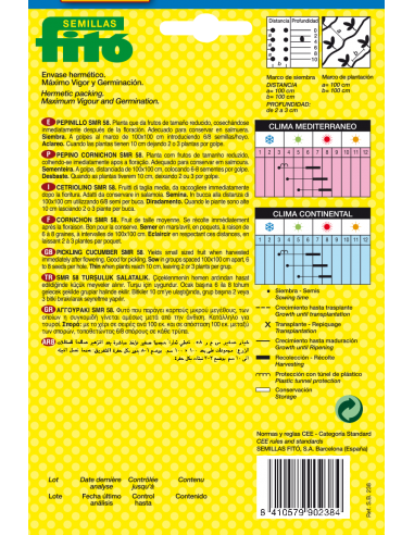 Pepinillo SMR 58 (10 g)