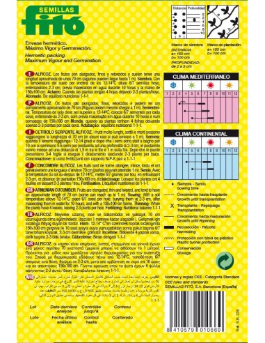 Pepino Alficoz (10 g)