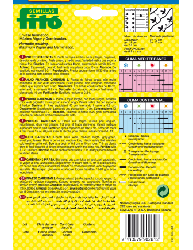 Puerro Carentan 3 (8 g)